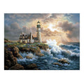 Home Decorations for Sale Diamond Painting Kit Coast House and Lighthouse Diy 5d Diamond Embroidery Full Drill Art Mural
