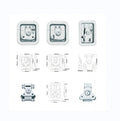 Durable Hardware Flight Case Butterfly Latch  Road Flight Case Butterfly Recessed Lock Flight case Accessories for Durability