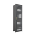 Custom Steel School Supplies Cabinet Toy Display Cabinet Tall Single Door Glass Door Bookcase File Cabinet
