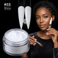 Bulk Acrylic Mirror Powder for Nail in Clear White Milky Nude Pink-Varieties Included