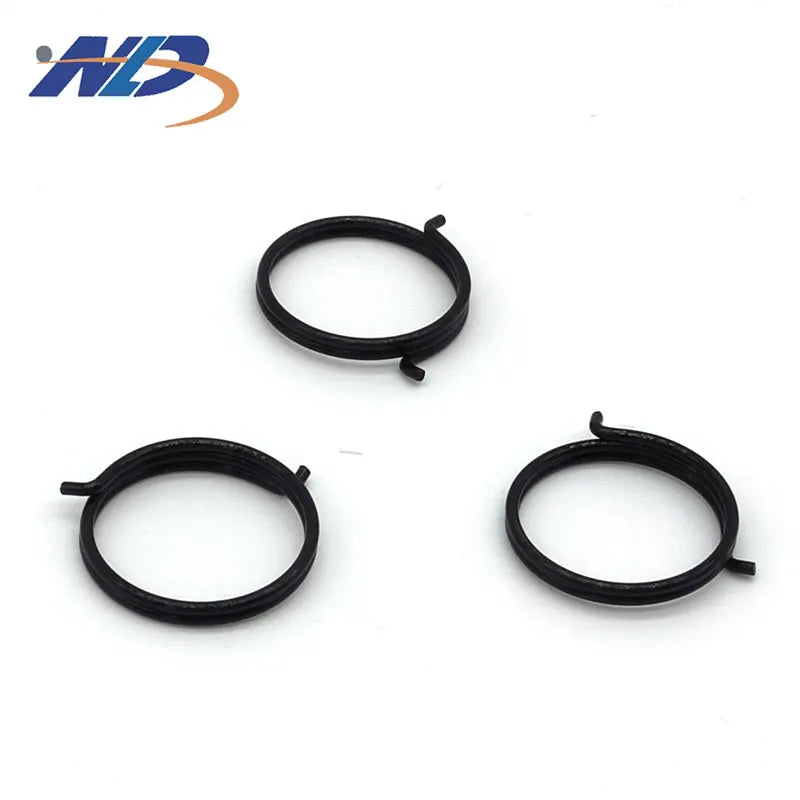 Customized Stainless Steel Spring Wire Small Make Double Spiral Clip Flat Hinge Torsion Spring