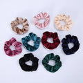2021 Wholesale New Multifunctional Zip Scrunchie Solid Color Velvet Fabric with Zipper Pocket Sweet Style Polyester