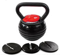 16/18/24kg Steel Adjustable Kettle Bell Exercise Equipment with Portable Rubber Base for Home Gym Strength Training