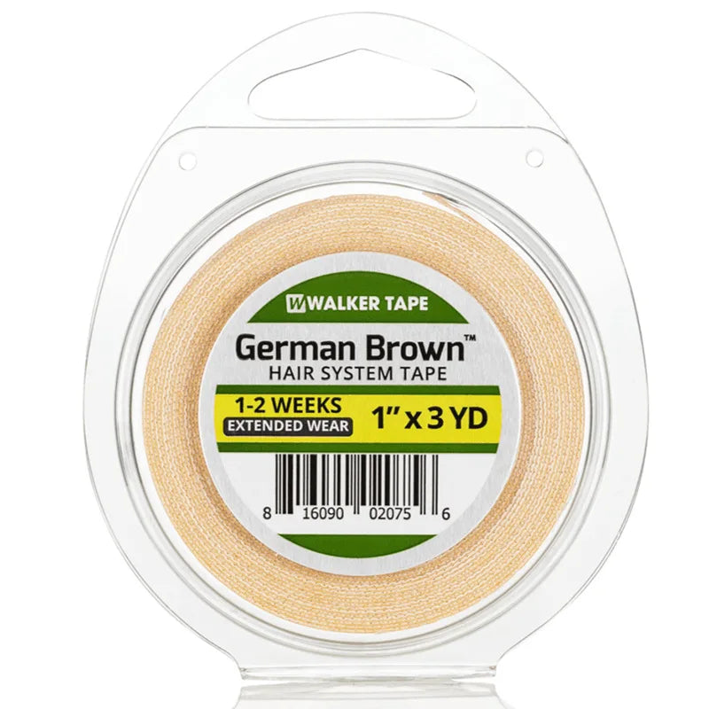 German Brown Walker Tape Lace Wig Toupee Lace Front Hair System Tape Sticker Hair Extension Hot Supplier