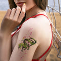 XQB  Flower Tattoo Temporary Tattoo Mixed Styles Body Tattoo Sticker for Women Girls Arms Back Shoulders Legs