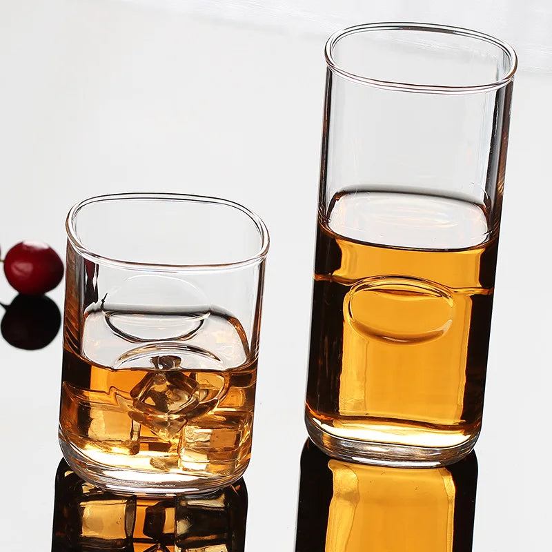 Personalized Custom Logo Glass Whiskey Highball Drinking Glass Cup Water Glass