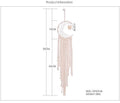 Wholesale Hand Woven Tapestry Owl Moon Macrame Dream Catcher Pendant with Light