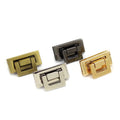 Meetee KY394 45*20mm Bag Hardware Accessories DIY Handmade Decorative Rectangular Lady Bag Buckle DIY Handicraft Fashion Twist Lock
