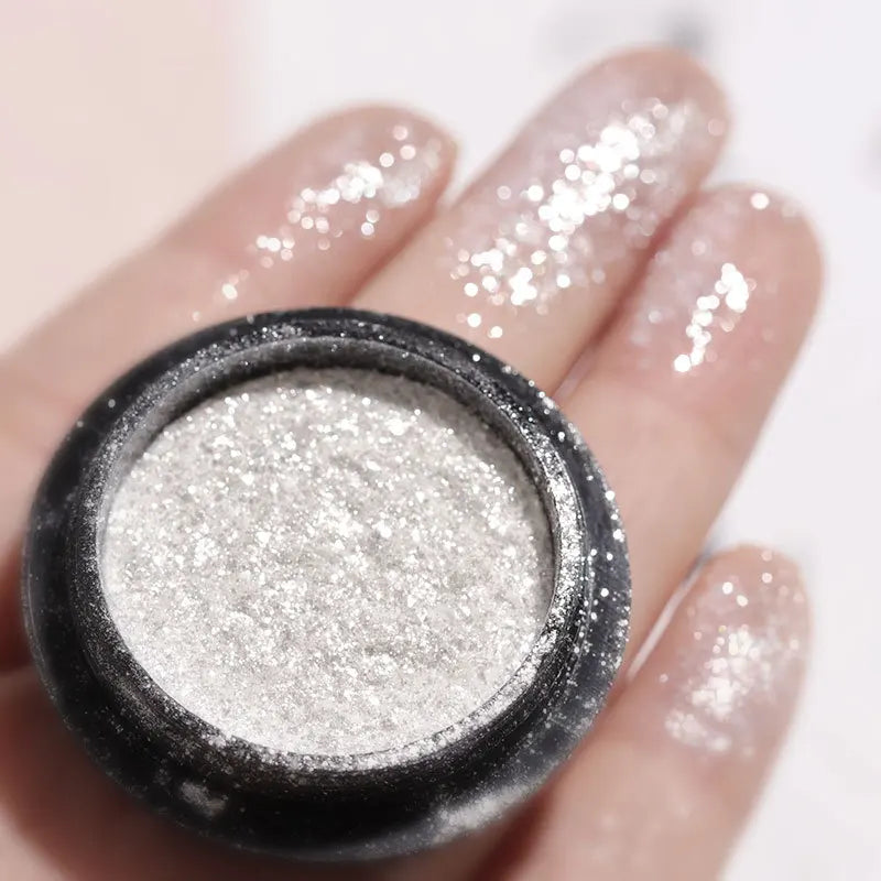 Misscheering DIY Shiny Pink Fairy Fine Powder Phototherapy Nail Decoration Pearl