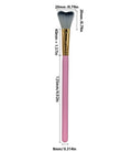 Low MOQ Custom logo Curved Lash Extension Cleaner Lash Shampoo Brush for Cleaning Eyelash Extension