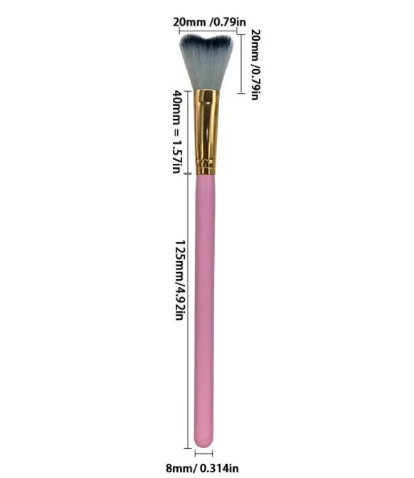 Low MOQ Custom logo Curved Lash Extension Cleaner Lash Shampoo Brush for Cleaning Eyelash Extension