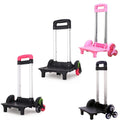 Children Schoolbag Teens School Trolley Bags Handle Detachable Fold Bag Pull Rod Backpack Pull Rod Frame Accessories for Student