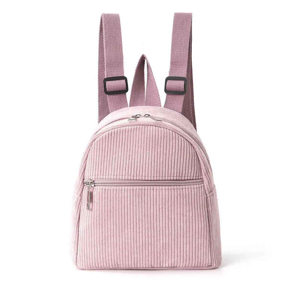 Embroidery Logo Girls Women Backpack Pink Color Cute Small Mini Kids Corduroy Backpacks Mini Backpack for Girl