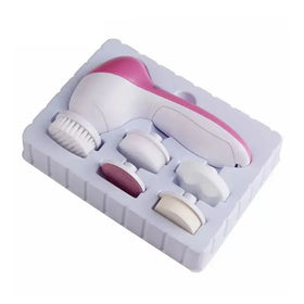 Wholesale Portable Electrical 5 in 1 Skin Face Deep Wash Cleanser Massager Electric Facial Waterproof Cleansing Brush