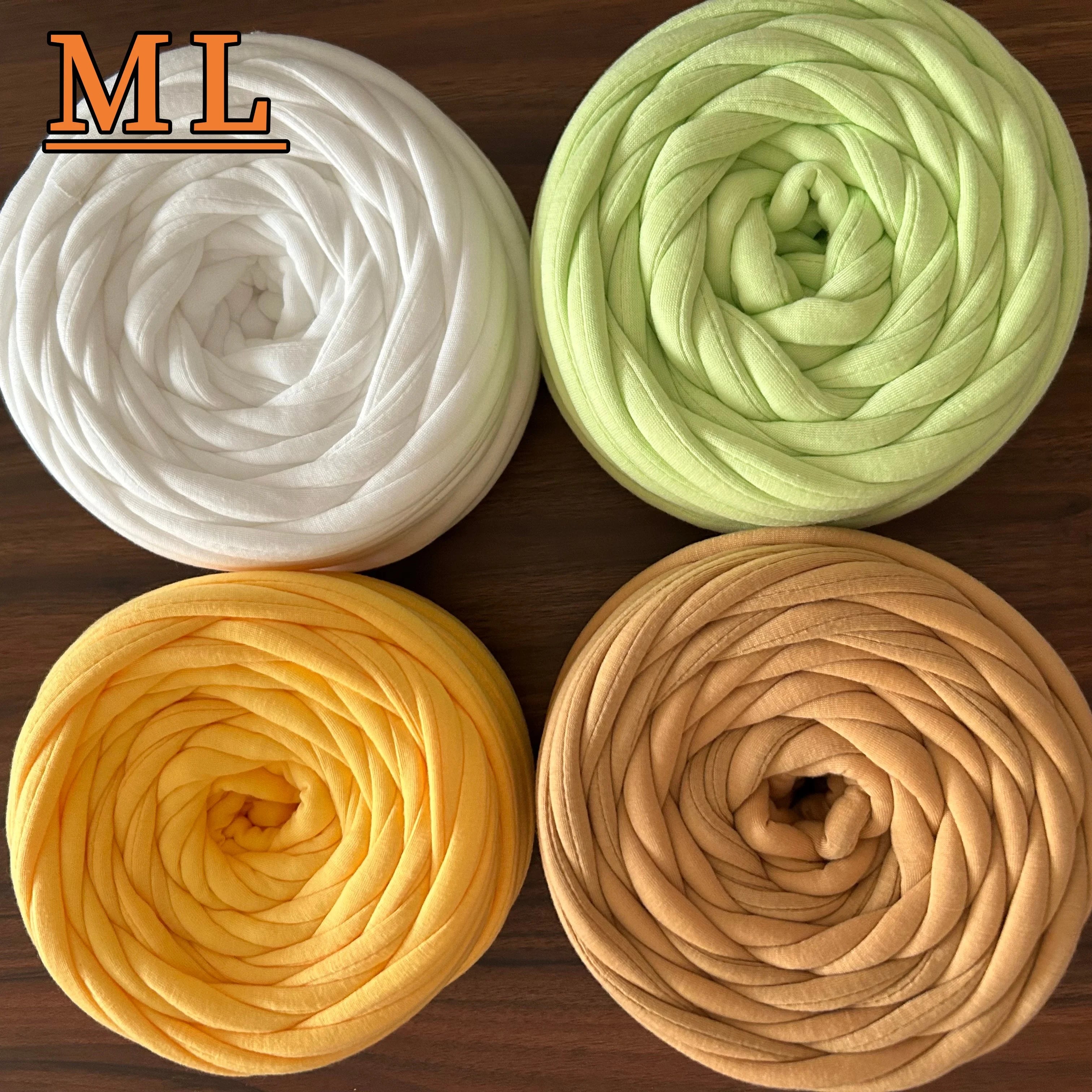 2026 Polyester Giant Chunky Tube Yarn for Hand Knitting 1cm Diameter