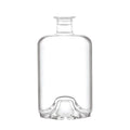 Liquor Bottles Mini Glass Factory Direct Sales Personalized 50 Ml Miniature Spirit Bottles Empty Cork or Screw Cap Acid Etch