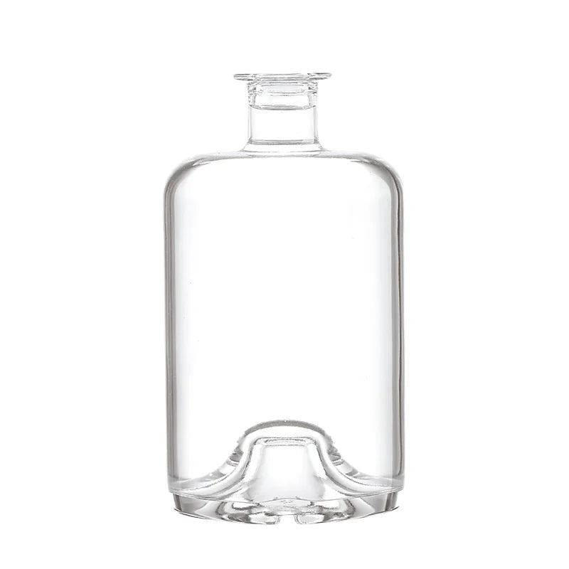 Liquor Bottles Mini Glass Factory Direct Sales Personalized 50 Ml Miniature Spirit Bottles Empty Cork or Screw Cap Acid Etch