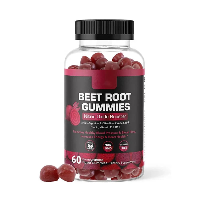 Private Label Sugar Free Beet Root Gummies for Health Support Beet Root Gummies
