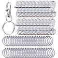 Vintage DIY Crafts Accessories Zinc Alloy Rotating Buckle Clip Metal Carabiner Key Chain Safety Snap Hook Organizer Key Rings