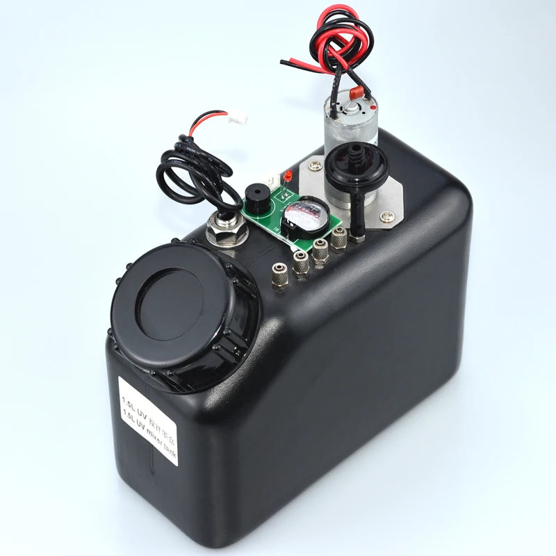 Large Ink Cartridge 1.5L UV tank air Filter Small Alarm Board Stirrer Motor Level Sensor Ink Tank