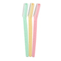 Wholesale Popular Design Plastic Handle Stainless Steel Blade Women Use Eyebrow Trimmer razor