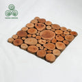 MUMU Luxury 3D Decoration Home 3D Effect Wallboard Wood Brick Wainscoting Parquet Wooden Mosaic
