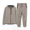 Custom Outdoor Running Sport Wear Mens Sweatsuits Set Two Piece Long Sleeve Hoodie and Jogging Wear