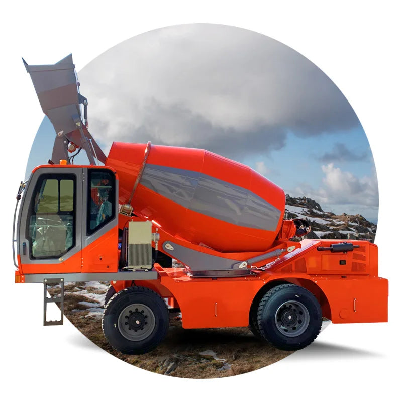 FREE SHIPPING Chinese Factory SAAO Self Loading Concrete Mixer Machine Low Price for Sale