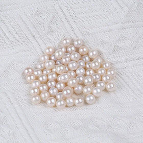 High Luster Natural Freshwater Pearls Round Cultivated Loose Beads Wholesale Fresh Water Pearl Beads