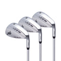 Wholesale Custom Logo Silver Wedge CNC Milled Golf Wedge Club Head Set OEM Forge Stainless Steel