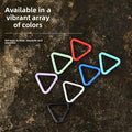 New 39MM Colorful Custom Aluminum Alloy Electrolytic Treatment Triangle Shaped Snap Hook for Automotive Use Earphone Speaker