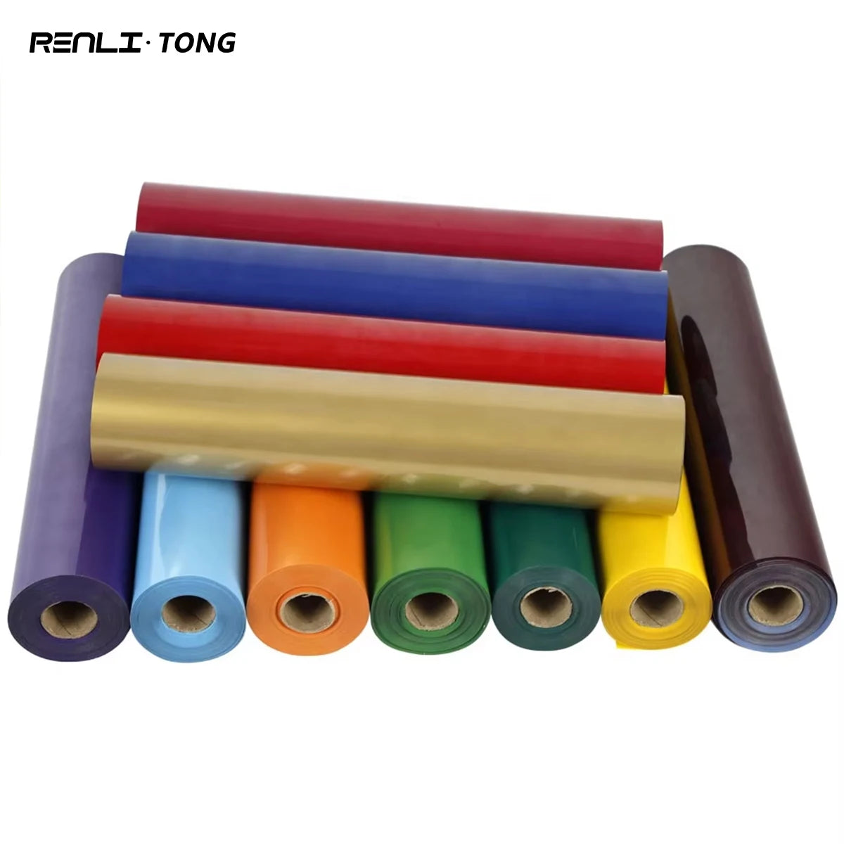 Renlitong Premium Heat Transfer Vinyl (HTV) Rolls for T-Shirts Apparel & DIY Crafts Custom Iron-On Vinyl