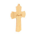 Custom Factory Laser Cut CNC Cutting Wooden Religious Wood Cross Designs for Crafts