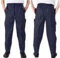 Hotel Restaurant Bakery Bar Elastic Zebra Chef Trousers Unisex Cargo Style Baggy Pants Pockets White Uniforms All Season