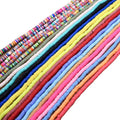 1x5mm Colorful Polymer Clay Disc Spacer Beads Round Shape Soft Clay Beads Hot Sell Ready to Ship Jewelry DIY  15"