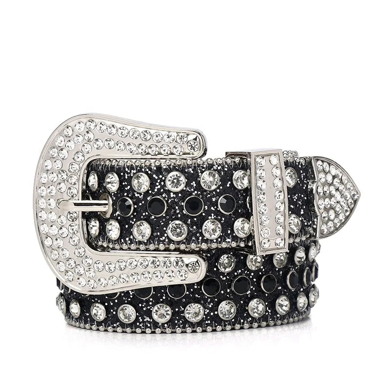 Western High Quality Rhinestone Beaded Alloy Hip Hop Men's Pants Ladies Accessories Waist Dresses Designer Personalized Punk Y2k