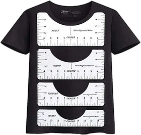 New Hot Sale T-shirt Alignment Tool Guide Ruler Alignment Tool Sewing PVC Ruler