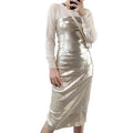New Fashion Leather Tops Skirts Genuine Sheepskin Leather 2 Piece Set Women