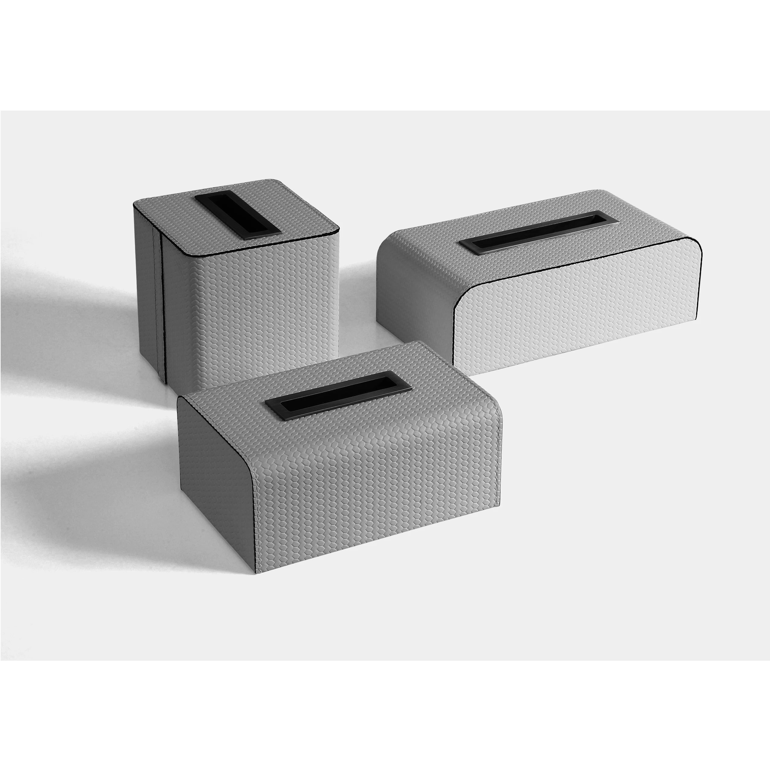 Z-80 Car Tissue Box Holder Hotel Restaurant Desktop Indoor Outdoor Customized Environment-friendly Leather Tissue Box