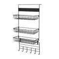 DSH Special Design Hot Selling Iron Wire Refrigerator Hanging Baskets Storage Basket Behind the Door