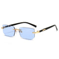 Sun Glasses Rimless Popular square Fashion Metal Men Sunglasses
