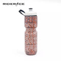 RIDERACE 710ML Bicycle Water Bottle Dual Layer Thermal Keeping Cold Hot Sport Mtb Road Bike Water Bottles for Cycling Equipment