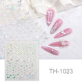 BIN New Arrivals Colorful and Beautiful Love Heart Nail Art Stickers for Nail Shop