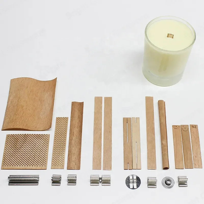 6-100mm Cross Wood Candle Wick Wooden Wicks for Candle Making