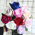 D-SR002 Wholesale Whole Sale Hot Sale Multi Color Artificial Silk Flowers Rose Bulk for Wedding Arrangement Decoration