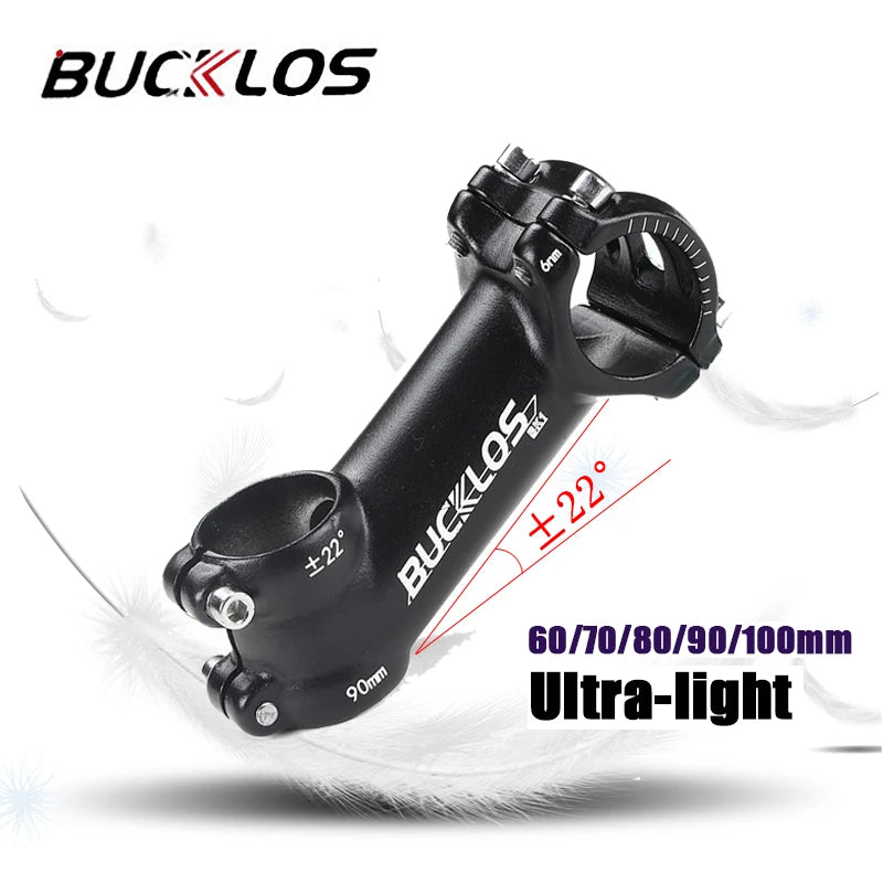 Bucklos Hot 7/17/23 Degree Bike Stem 60-100mm Length Bmx Stem Mtb for Bicycle Parts Bicycle Stem