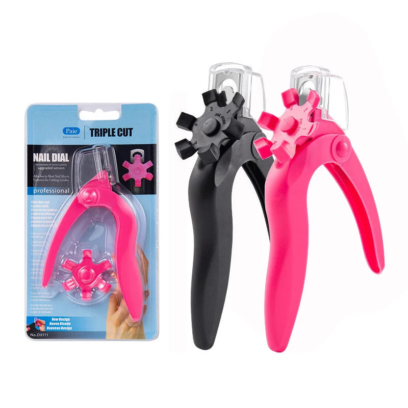 Professional U-Shaped Nail Clippers Adjustable Acrylic Nail Tip Length Trimmers Clippers