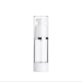 Empty Facial Care Cosmetic Packaging 30ml 50ml 100ml White Sunscreen Airless Pump Lotion Serum Bottle