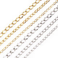 5 Meters No Fade Stainless Steel Polishing Necklace Tail Chains for DIY Jewelry Findings Making Materials Handmade Supplies