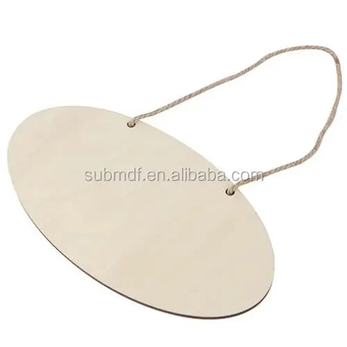 Heat Transfer Plywood Blanks Sublimation Wall Sign Oval